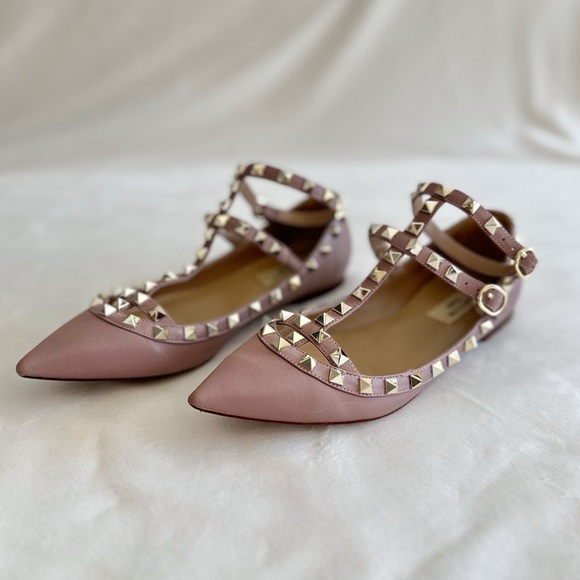 Kaitlyn Pan Studded T-Strap Flats - Picture 14 of 14